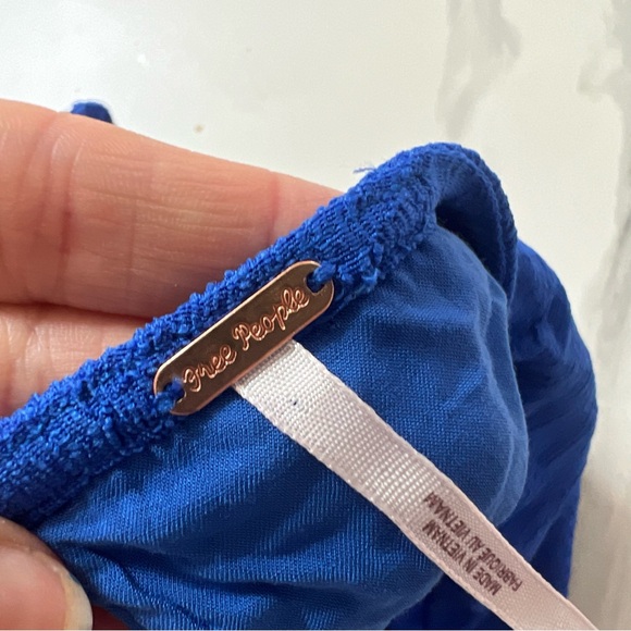 Free People Blue Cropped Top from the Tovah Set *Rare Find* - Picture 3 of 9